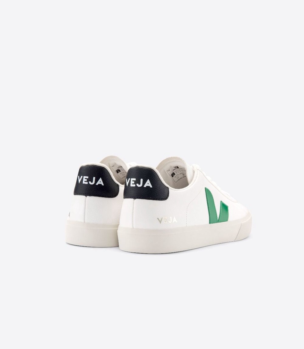 Veja Sneakers Mens - Campo Chromefree Leather - White - 1205DFWVY